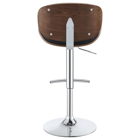 Adjustable Height Bar Stool - Black