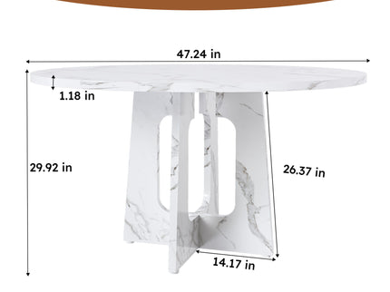 Round Dining Table For 4