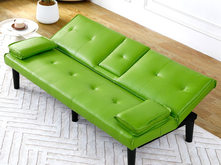Sofa Bed With Foldable Design And Cup Holder