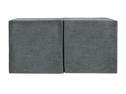 Rectangular Outdoor Indoor Accent Side Table (Set of 2)