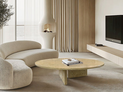 Luxury Coffee Table With Unique Veining, Unique Stone Design