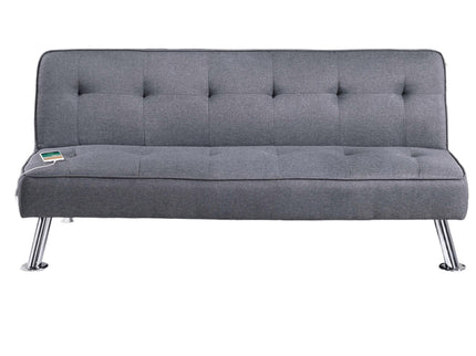 Tufted Sofa With USB Port For Living Room