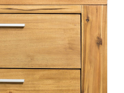 6 Drawer Dresser - Natural Wood / Brown