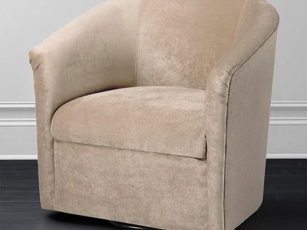 Eden - Swivel Chair With Upholstery And Hardwood Frame