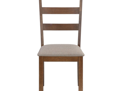 Dining Chair, Side, Upholstered For Dining Room, Transitional (Set of 2) - Beige