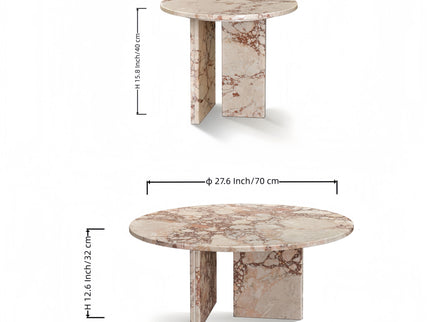 Elegant Coffee Duo Table Set