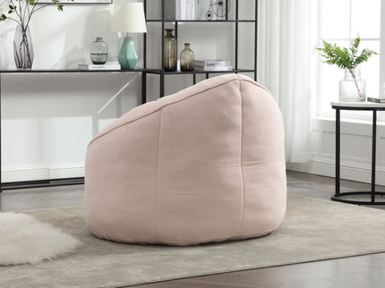 Bedding Bean Bag Sofa Chair High Pressure Foam With Footrest