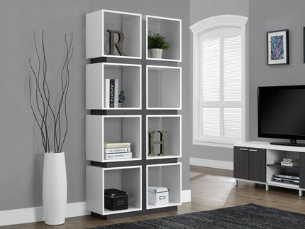 Bookshelf, Bookcase, Etagere, 5 Tier, For Office, Contemporary & Modern - White