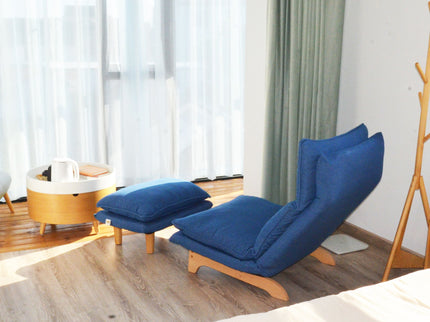 Single Lazy Sofa Chair Leisure Foldable Reclining Chair