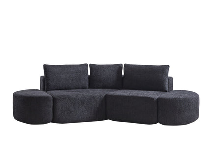 V - Shaped Modular Sofa Set With 3 Pillow