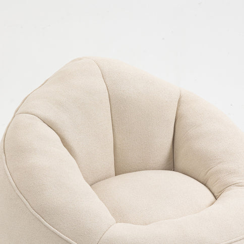 Bedding Bean Bag Sofa Chair High Pressure Foam With Footrest