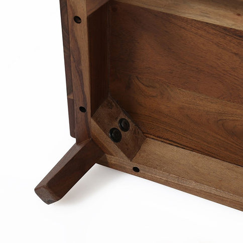 Nightstand Natural Wood - Brown