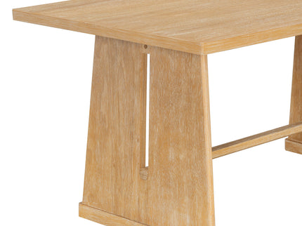 Dining Set With Rectangular Table, 4 Upholstered Chairs & 1 Padded Bench