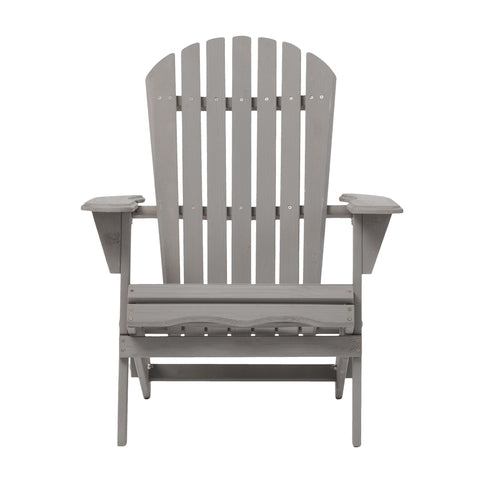 Oversize Outdoor Folding Adirondack Chair, Patio Chair For Garden