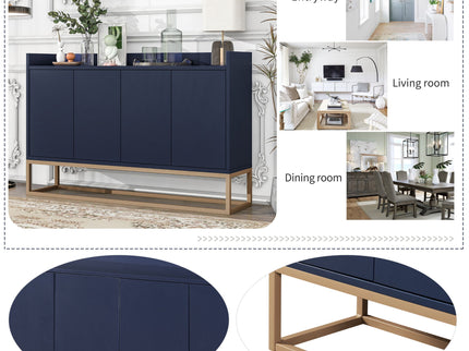 Modern Sideboard Elegant Buffet Cabinet With Large Storage Space For Dining Room, Entryway