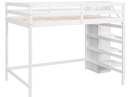 Loft Bed With Built In Storage Wardrobe And Staircase