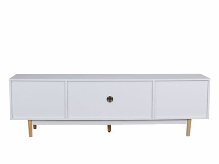 70" TV Stand With Drawers - White