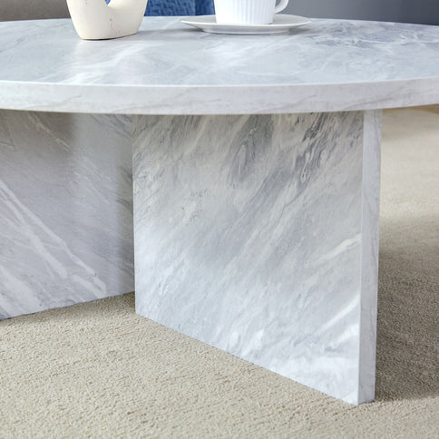 Versatile Round Coffee Table For Various Interior Styles