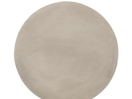 Outdoor Hourglass Shaped Side Table - Light Gray