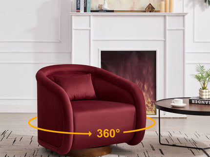 Swivel Accent Chair With 360 Degree Rotating