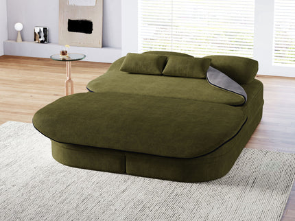 2 In 1 Foldable Sofa Bed With Multi Functional Blanket, Floor Lounge Sofa
