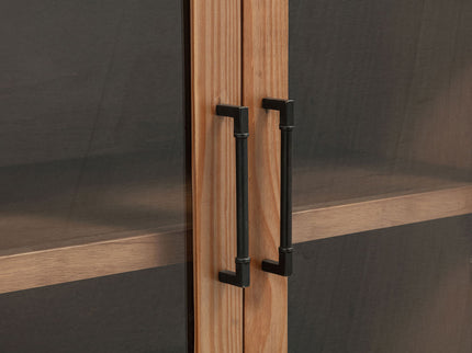 4 Door Sideboard With Dual Drawers - Natural