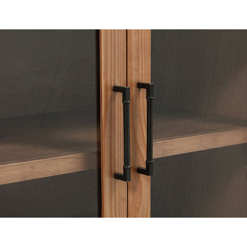 4 Door Sideboard With Dual Drawers - Natural