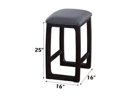 Razo - Weathered Counter Height Stool - Gray