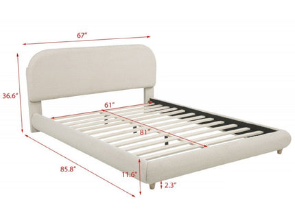 Contemporary Low-Profile Platform Bed
