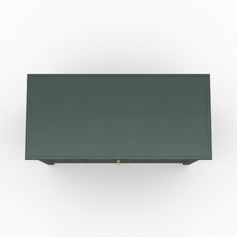 Fluted 3 Drawer Nightstand With Soft Close Slides