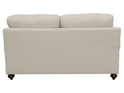 Brewster - Upholstered Loveseat With English Arms - Light Gray