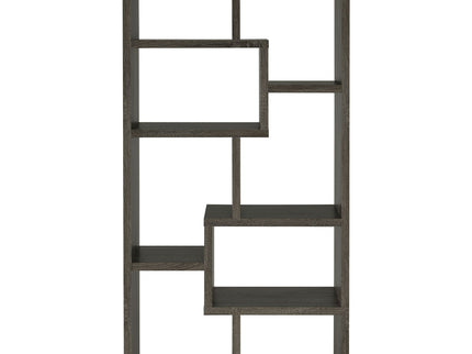 8 Shelf Geometric Bookcase