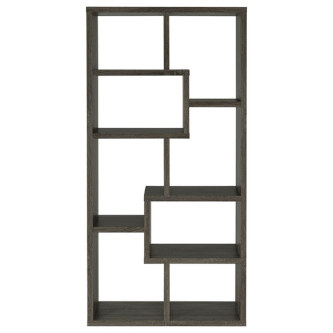 8 Shelf Geometric Bookcase