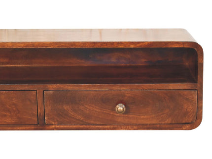 Floating Open Console - Walnut