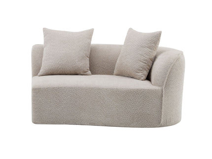 Elegant Curved Sectional Sofa With Full Foam Comfort