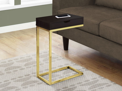 Accent Table, C - Shaped Contemporary & Modern Elegant Design