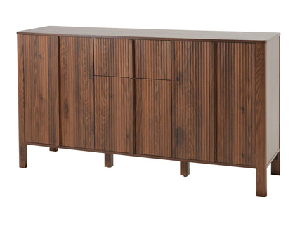 Colored Fluted Sideboard With 3 Doors And 1 Drawer