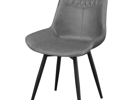 Tufted Swivel Side Chair (Set of 2) - Gray