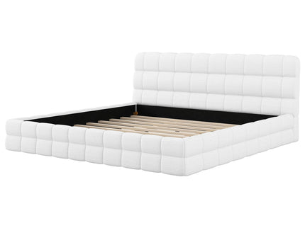 Upholstered Platform Bed With Headboard