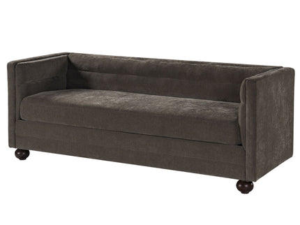 3 Seater Sofa Upholstery With Square Arms, Living Room Couch