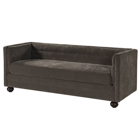 3 Seater Sofa Upholstery With Square Arms, Living Room Couch
