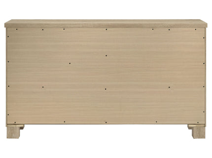 Sansome - 6 Drawer Bedroom Dresser With Pulls - Oak
