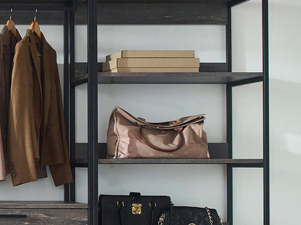 Monica - Walk-In Closet System, Extra Storage Space - Rustic