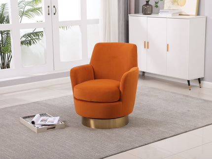 Teddy Swivel Barrel Chair, Swivel Accent Chairs Armchair For Living Room