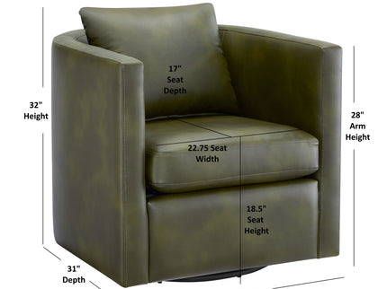 Sutton - Swivel Barrel Chair