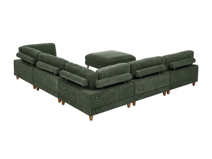 Modern Modular Sectional With Adjustable Back Support