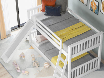 Bunk Bed & Convertible Slide And Ladder