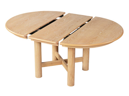 Extendable Oval Dining Table With Leaf
