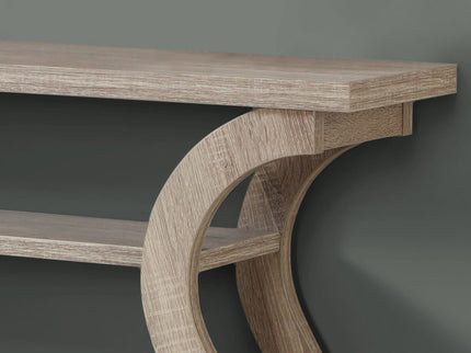 Accent Console Table For Entryway, Unique Curved Design