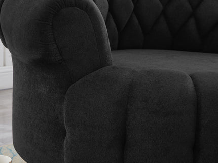 Round Swivel Accent Chair With Rotation